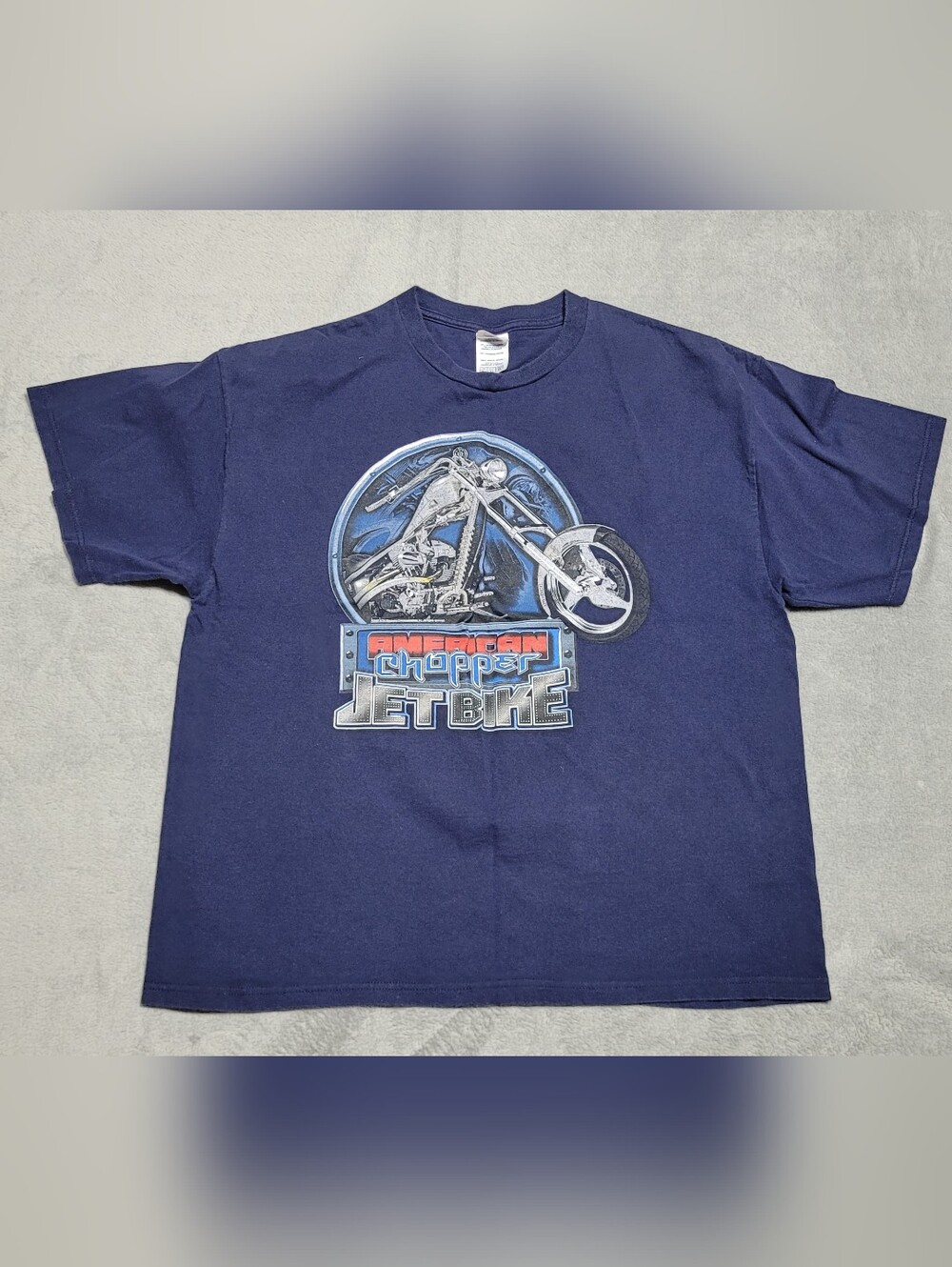 Vintage American Chopper “Jet Bike” Graphic T-Shirt Men’s Size XL Y2K 2004 Biker